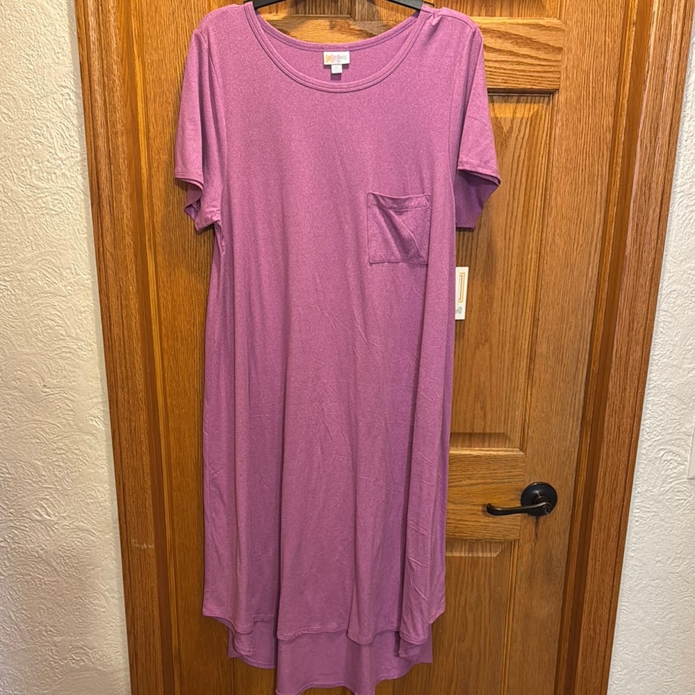 Lularoe Purple Short Sleeve Dress